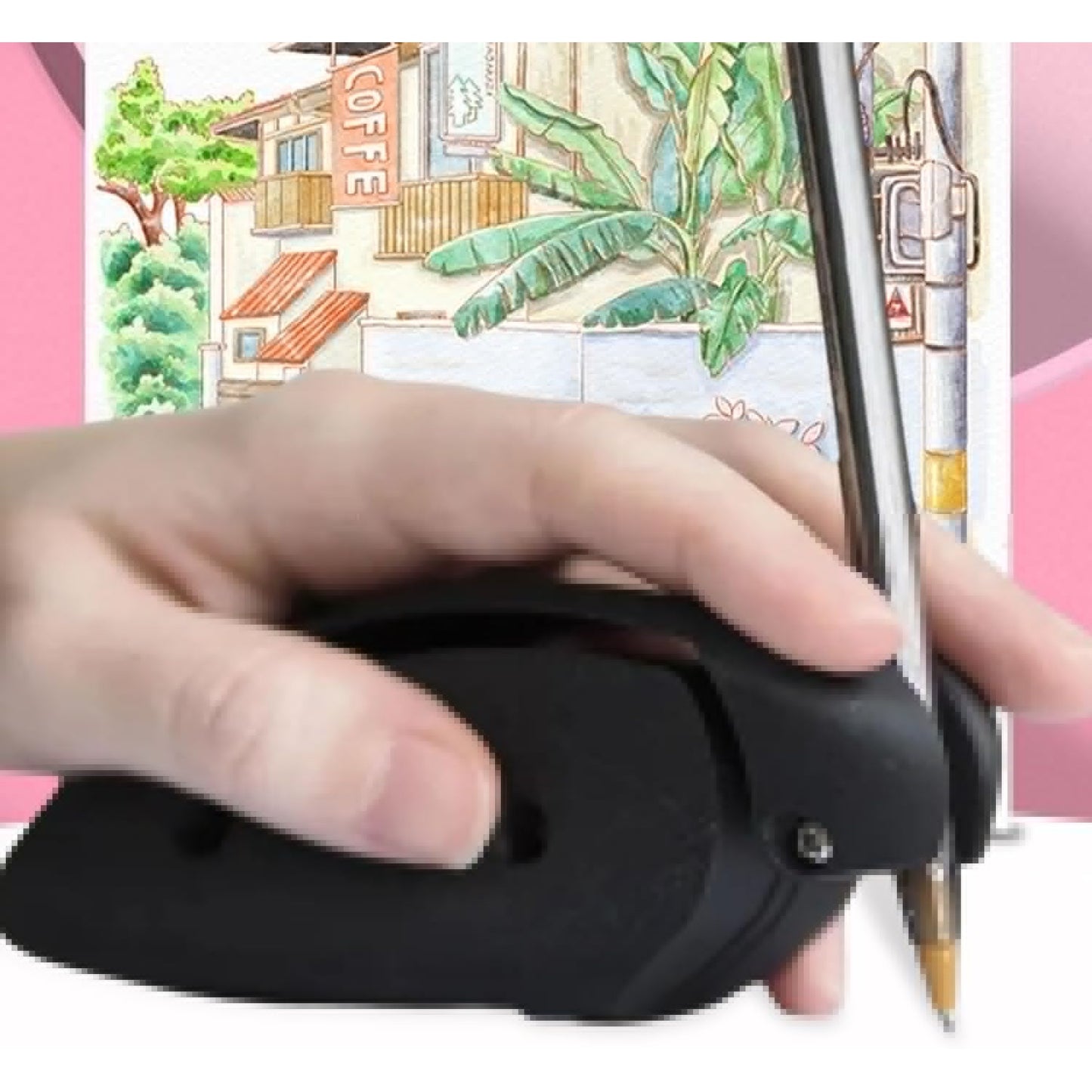Funny 3D Reusable Handwriting Pen Grips