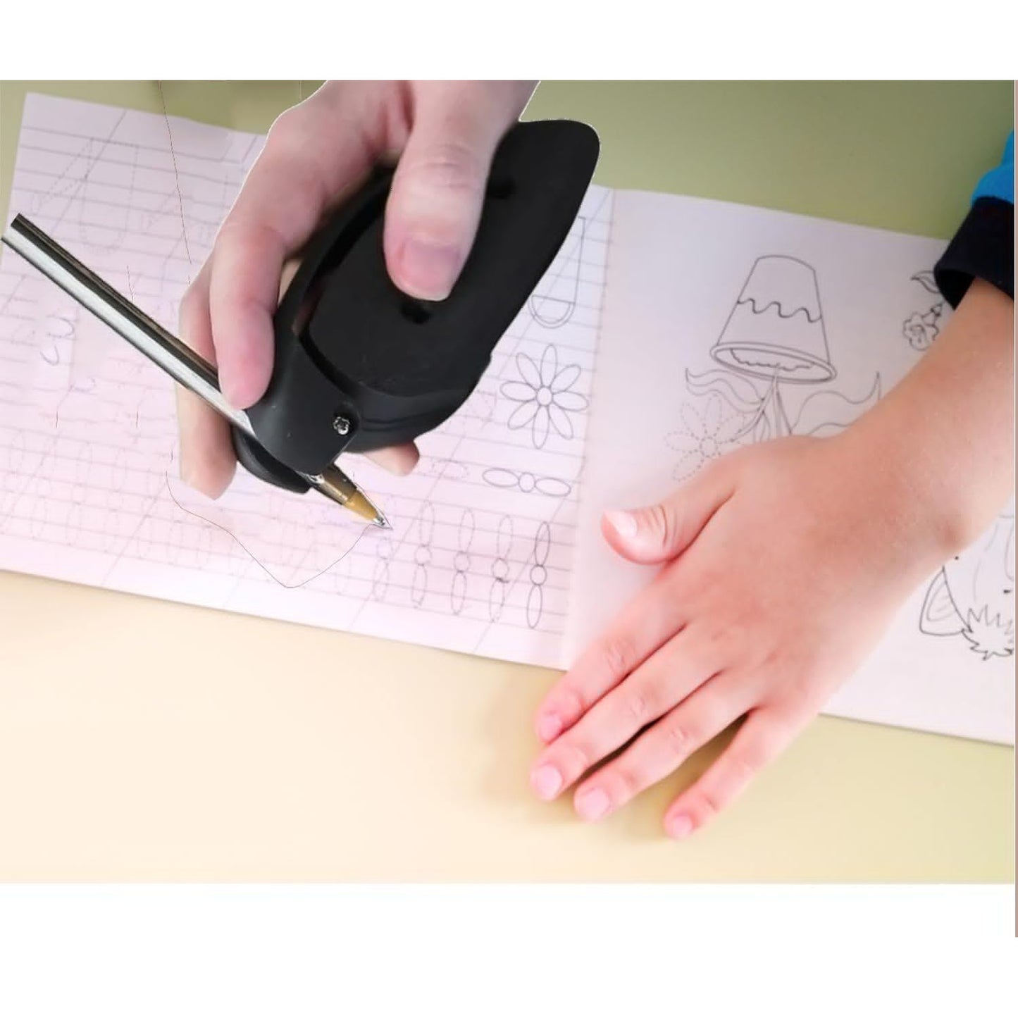 Funny 3D Reusable Handwriting Pen Grips