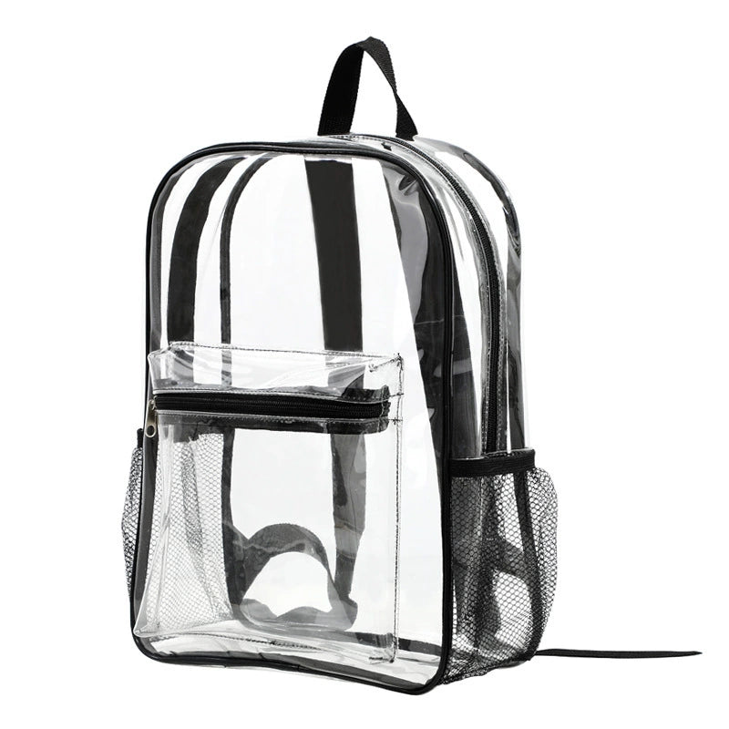 Transparent K-Style PVC Backpack - Trendy and Fashionable for Women