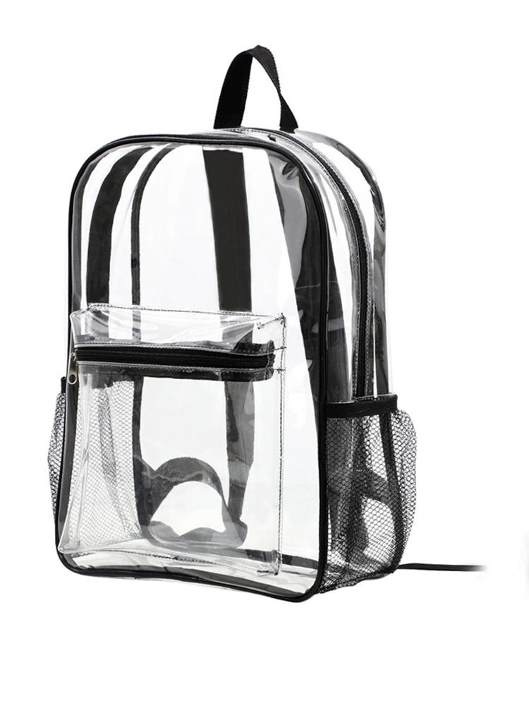 Transparent K-Style PVC Backpack - Trendy and Fashionable for Women