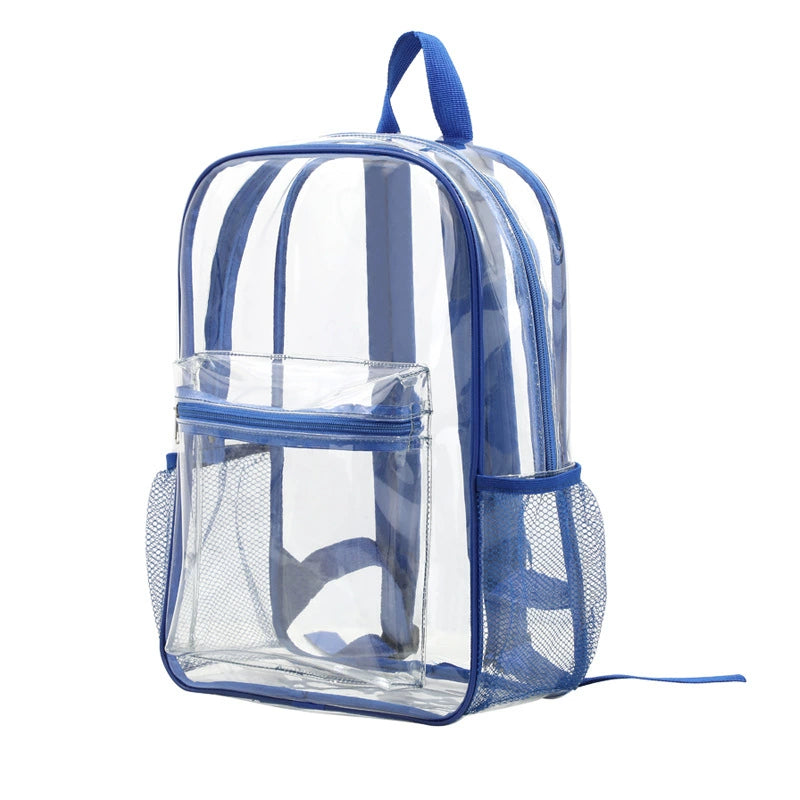 Transparent K-Style PVC Backpack - Trendy and Fashionable for Women