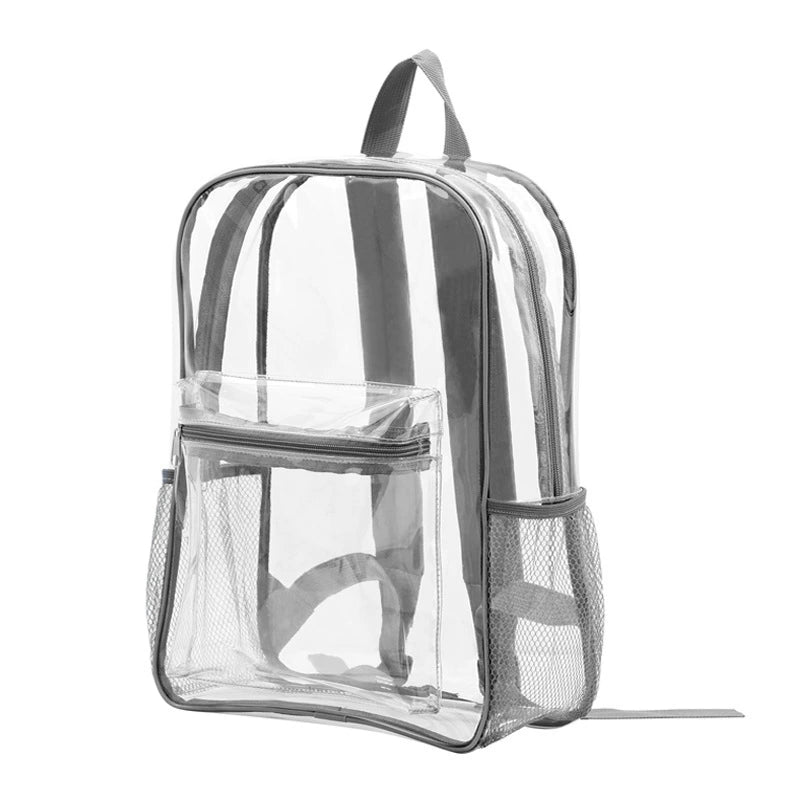 Transparent K-Style PVC Backpack - Trendy and Fashionable for Women