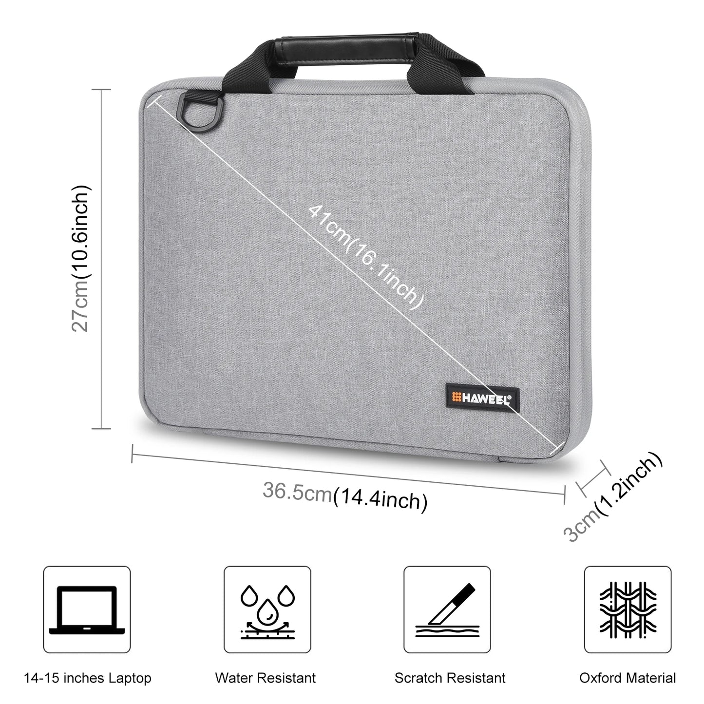 HAWEEL 14-15 Inch Waterproof Laptop Bag