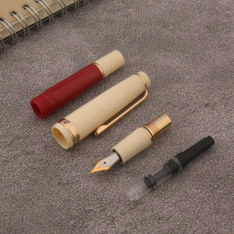 Mini Fountain Pen Acrylic Plastic Ink Pen Stationery Office School Supplies Writing Gift