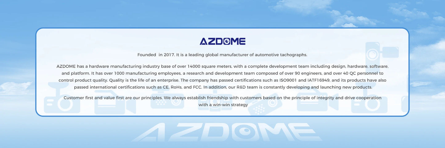 2024 New AZDOME Dash Cam PG18S