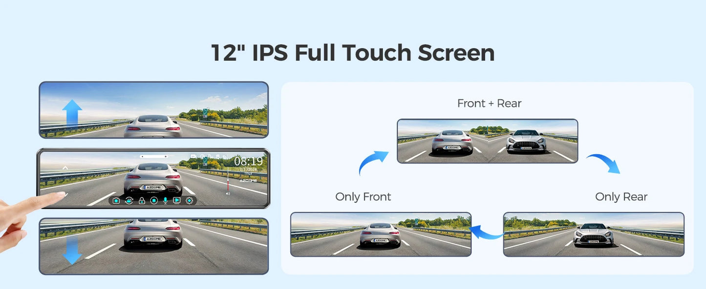 2024 New AZDOME Dash Cam PG18S