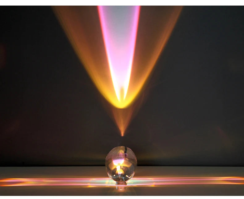 LED Crystal Eye of the Sky Table Lamp – Italian Designer Elegance
