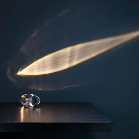 LED Crystal Eye of the Sky Table Lamp – Italian Designer Elegance