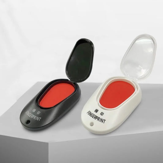 Clear Stamping Mini Fingerprint Ink Pad – Quick, Clean, and Reliable