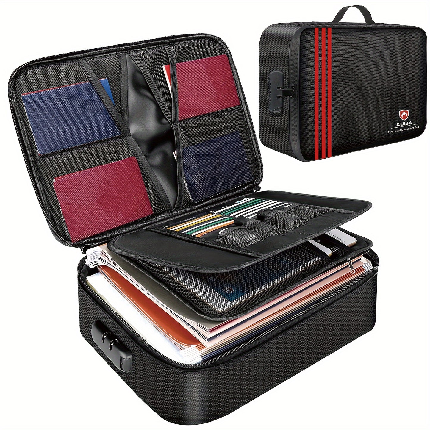Premium Fireproof Document Bag – Durable, Secure, and Travel-Ready