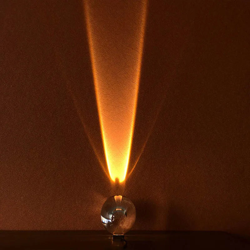 LED Crystal Eye of the Sky Table Lamp – Italian Designer Elegance