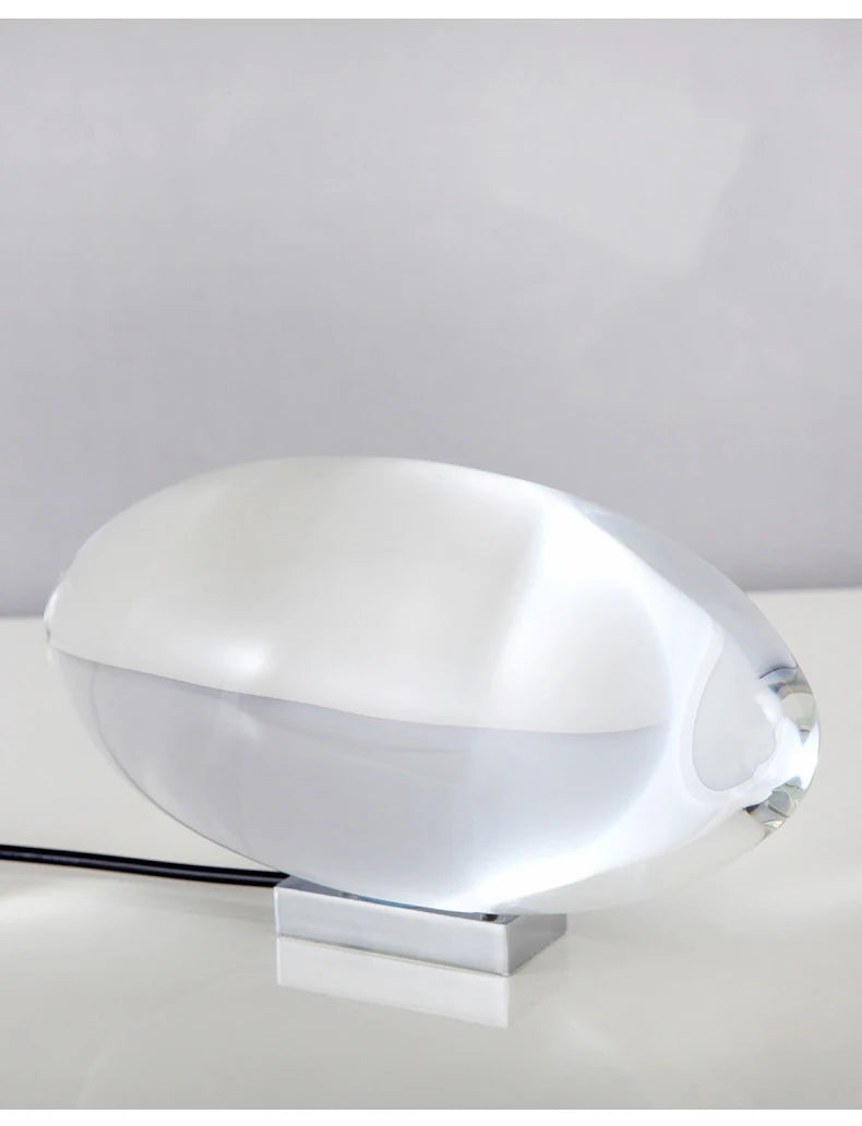LED Crystal Eye of the Sky Table Lamp – Italian Designer Elegance